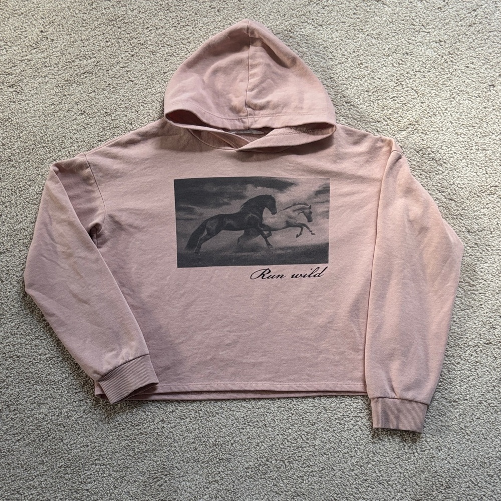 H&M Blush Pink Girls Hoodie